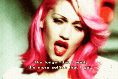 Pink Haired Woman Says Longer I Wait More Selfish GIF