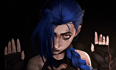 Pink-Haired Woman With Arms Outstretched GIF