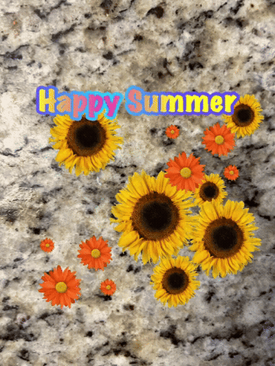 Pink Hat Cat Saying Happy Summer Paul GIF