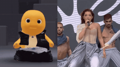 Pink Hat Mask Man Girl Wanna Come Hotel GIF