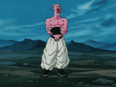 Pink Head Cartoon Character Screaming In White Pants GIF