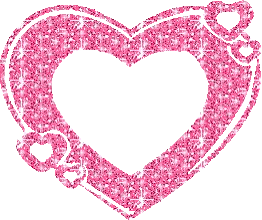 Pink Heart Frame With Hearts Sticker