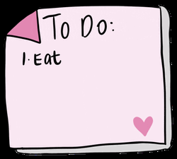 Pink Heart To-Do List Motherhood GIF