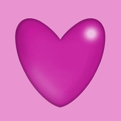 Pink Heart Tunnel Emoji GIF
