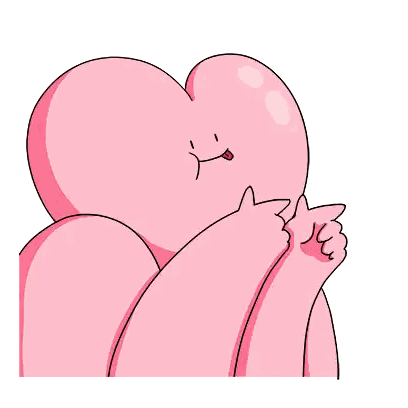 Pink Heart With Star And Hearts Sticker