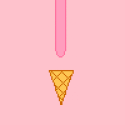 Pink Ice Cream Machine Pixel GIF