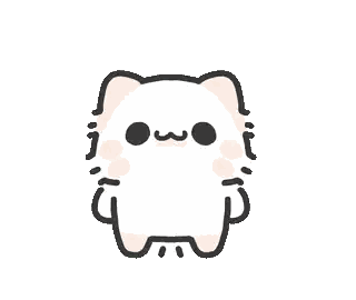 Pink Letter E With Cat And Hearts Sticker