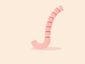 Pink Letter J Assemble GIF