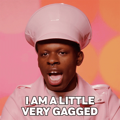 Pink Man Says I Am Little Very Gagged GIF