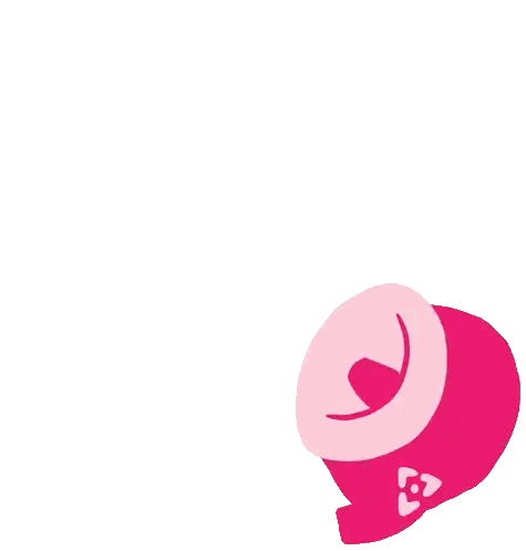 Pink Megaphone With Lightning Bolt Live Sticker
