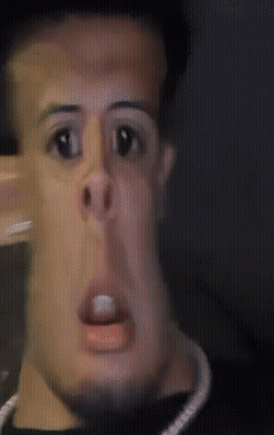 Pink Monster With Big Eyes And I Voted Sign GIF