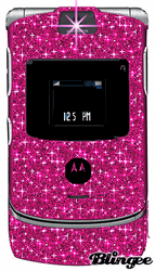 Pink Motorola Glitter
