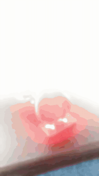 Pink Object On Table GIF