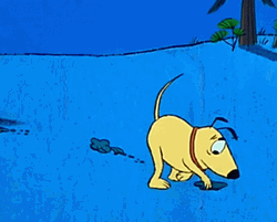 Pink Panther Dog Digging GIF