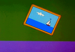 Pink Panther Fixing Wall Potrait GIF