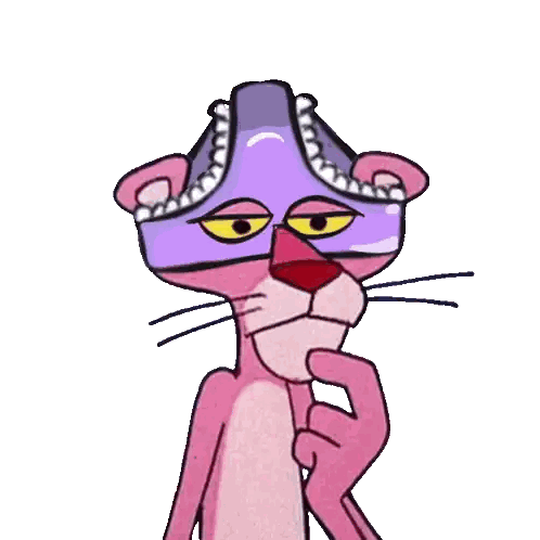 Pink Panther Giving Thumbs Up Sticker