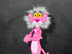 Pink Panther Posed GIF