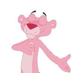 Pink Panther Taking A Bow GIF