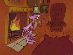 Pink Panther Warming GIF