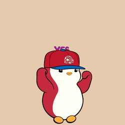 Pink Penguin Yea GIF