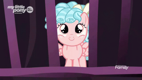 Pink Pony Behind Bars With My Little Pony All New GIF