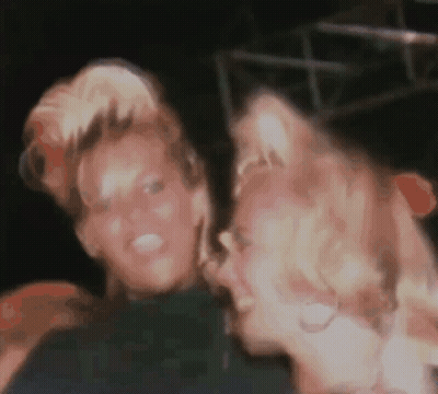 Pink Pony With Crown Standing In Blue Sky GIF