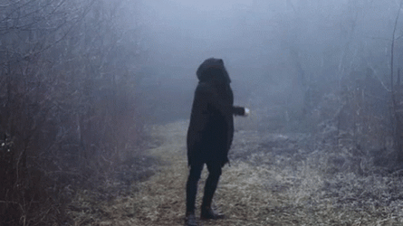 Pink Powder On The Fog GIF