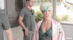 Pink Pumped Rock On GIF