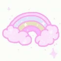 Pink Rainbow Star GIF