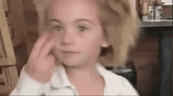 Pink Ribbon Girl Watching You GIF