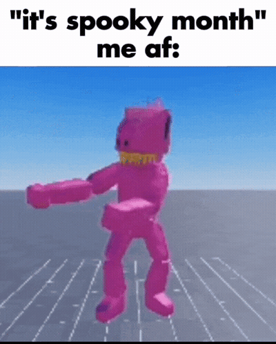 Pink Robot Dancing In Video Game GIF