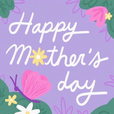 Pink Rose With Happy Mother's Day Love You GIF