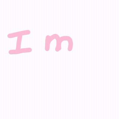 Pink Sign Saying I Miss You GIF