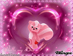 Pink Skunk My Love GIF