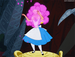 Pink Smoke Alice In The Wonderland Fall