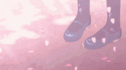 Pink Soft Aesthetic Anime Girl Feet GIF