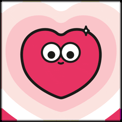 Pink Sparkling Love Emoji  GIF