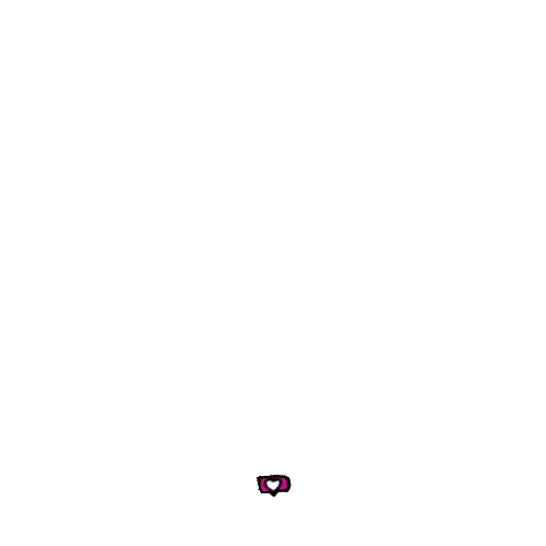 Pink Speech Bubble With Heart Sticker
