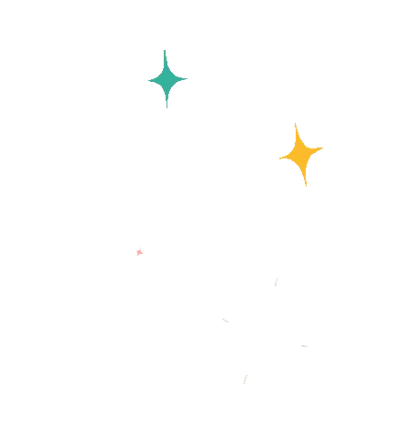 Pink Star Among Other Stars Sticker