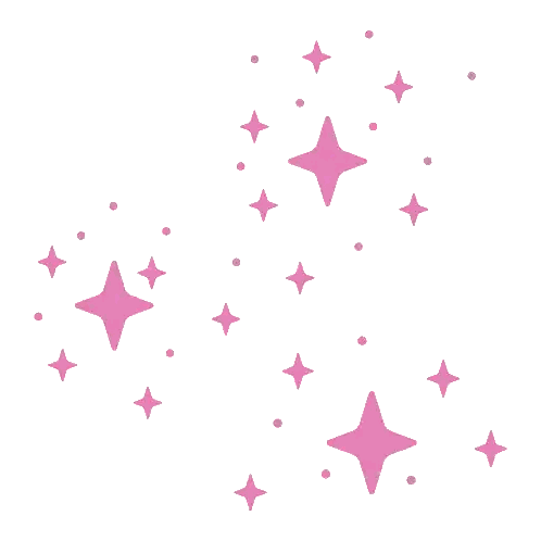 Pink Stars And Diamonds Background Sticker