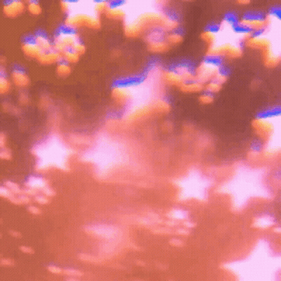 Pink Stars Floating GIF