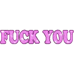 Pink Sticker Saying Fuck You Sticker