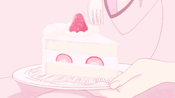 Pink Strawberry Cake Nime