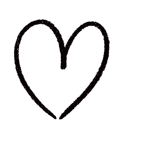 Pink Striped Heart Sticker