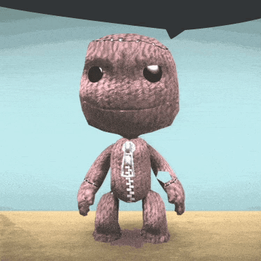 Pink Stuffed Animal With Zipper GIF