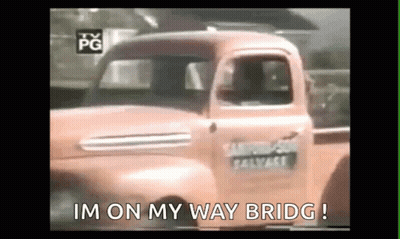 Pink Truck Im On My Way Bridge GIF