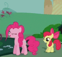 Pinkie Pie Jumping Up And Down GIF