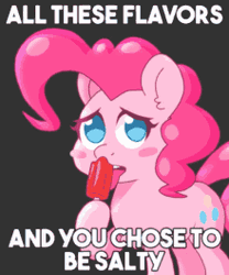Pinkie Pie Little Pony Salty GIF