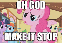 Pinkie Pie Make It Stop GIF