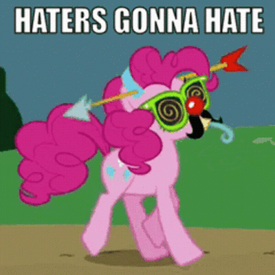 Pinkie Pie Wearing Sunglasses And Red Nose GIF